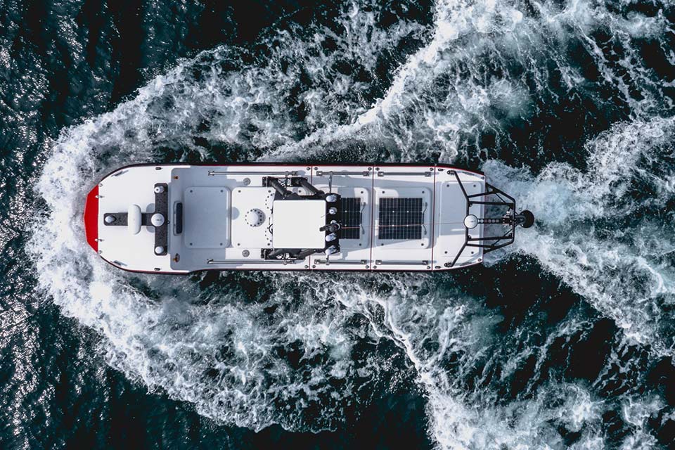 Specialists in Aerial Filming at Sea